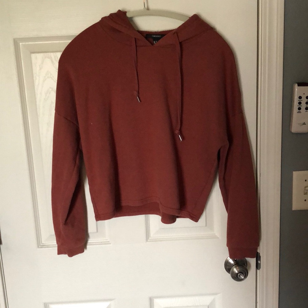 Cropped hoodie